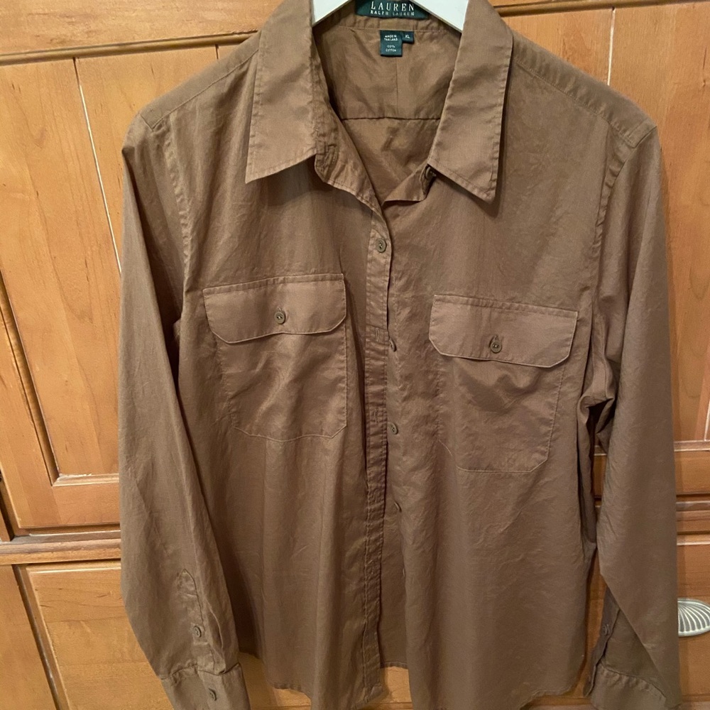Lauren Ralph Lauren Long Sleeve Shirt. XL